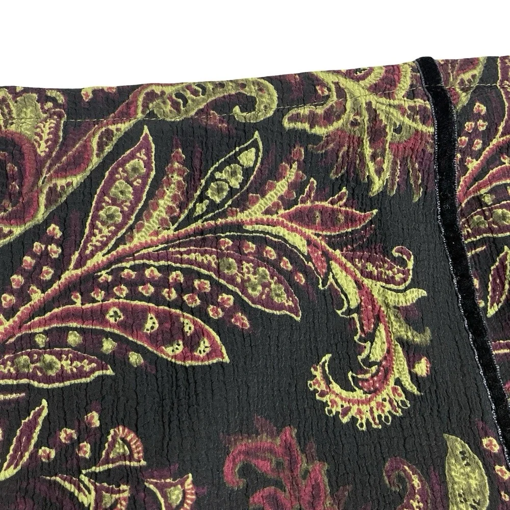 Y2K Studio Liz Claiborne Midi Skirt Petite 10 Paisley Asymmetric Fairy Grunge